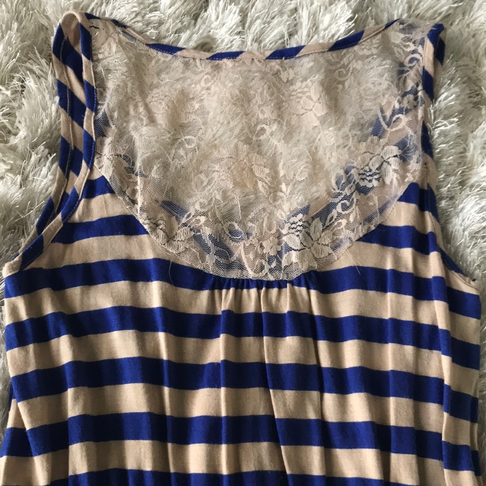 Donated‼️⭐️ Stripe Cotton Dress - Picture 3 of 5